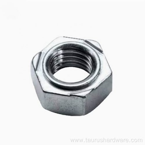 Carbon steel galvanized hexagonal welding nut